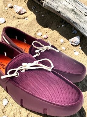 SWIMS Braided Lace Loafer Purple Men’s US 9.5/UK 8.5/EUR 42.5